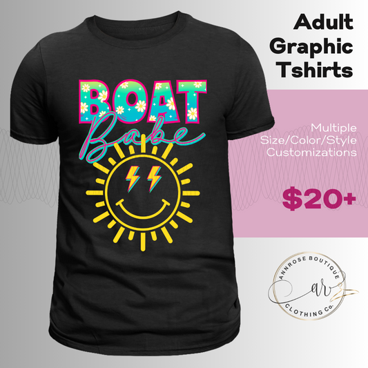 Boat Babe Graphic T-shirt