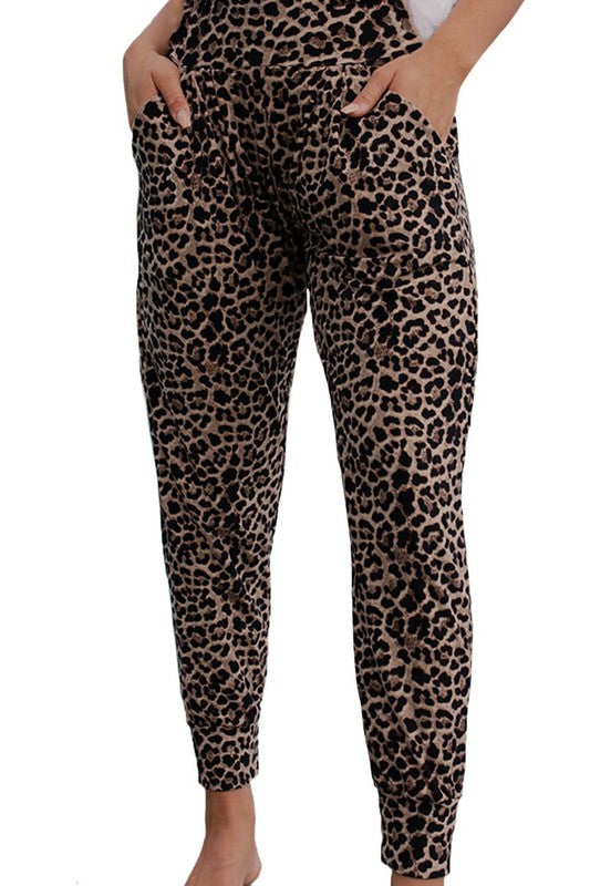 Leopard Harem Pants