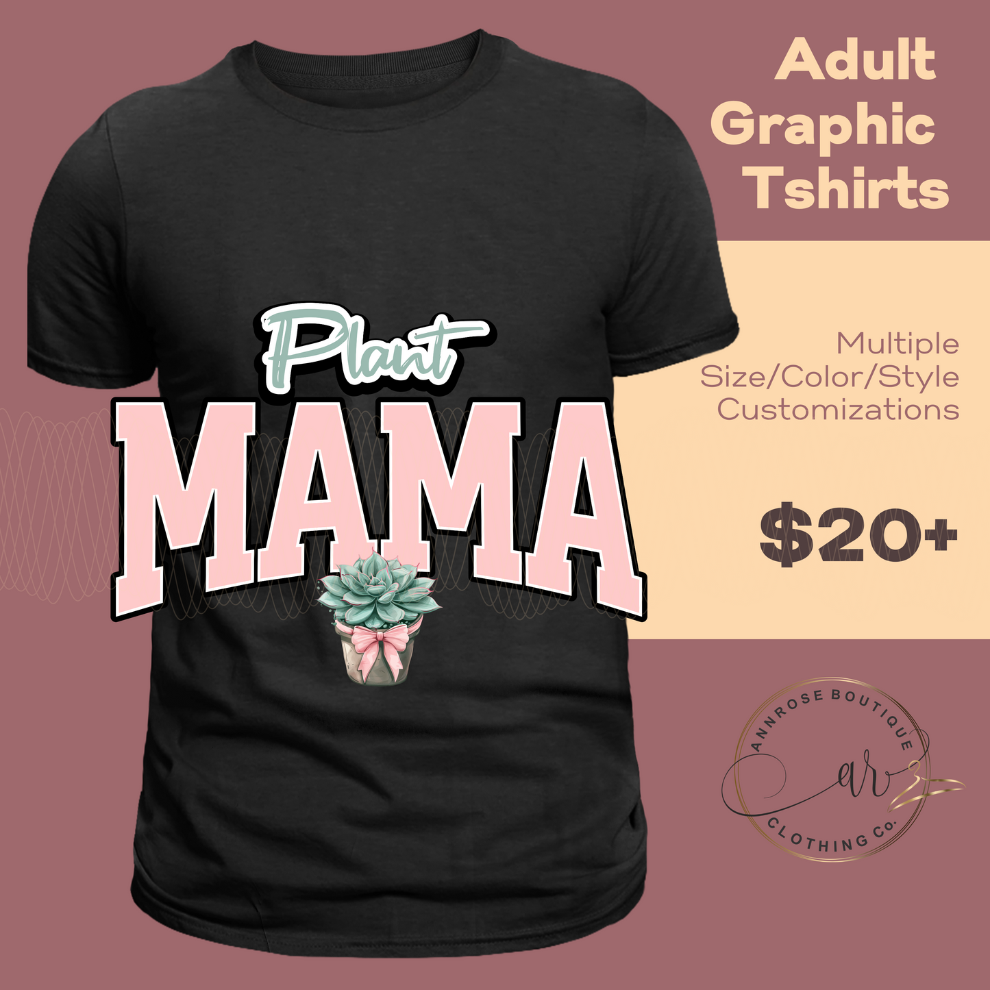 Plant Mama Graphic T-Shirt