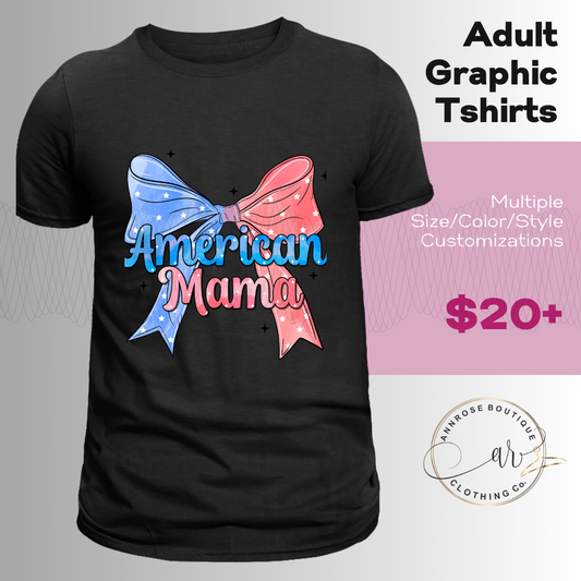 American Mama Graphic T-shirt