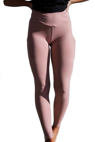 PREORDER Cross Waist Pocket Leggings in Multiple Colors