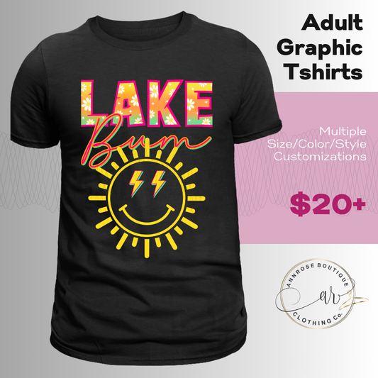 Lake Bum Graphic T-shirt
