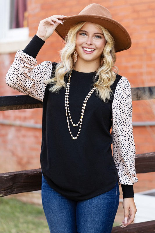 Printed Long Sleeve Top