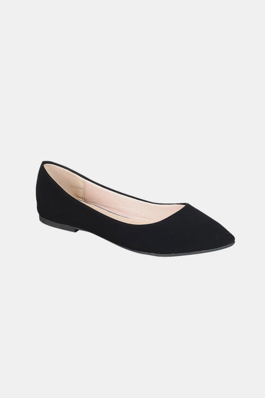 Pointy Toe Slip On Flat Loafers