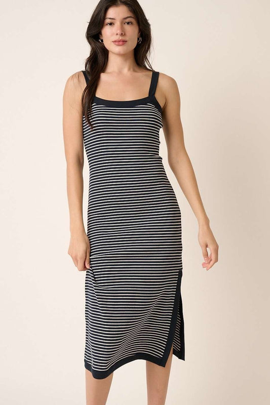 Striped Midi Cami Dress