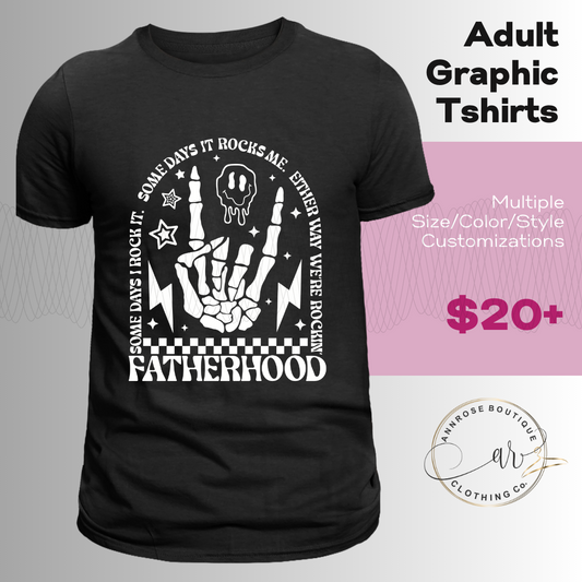 Fatherhood Graphic T-shirt
