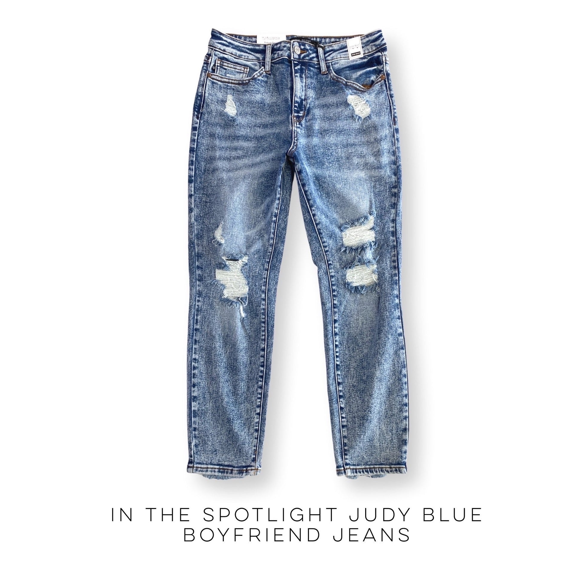 Judy Blue Boyfriend Jeans - AnnRose Boutique