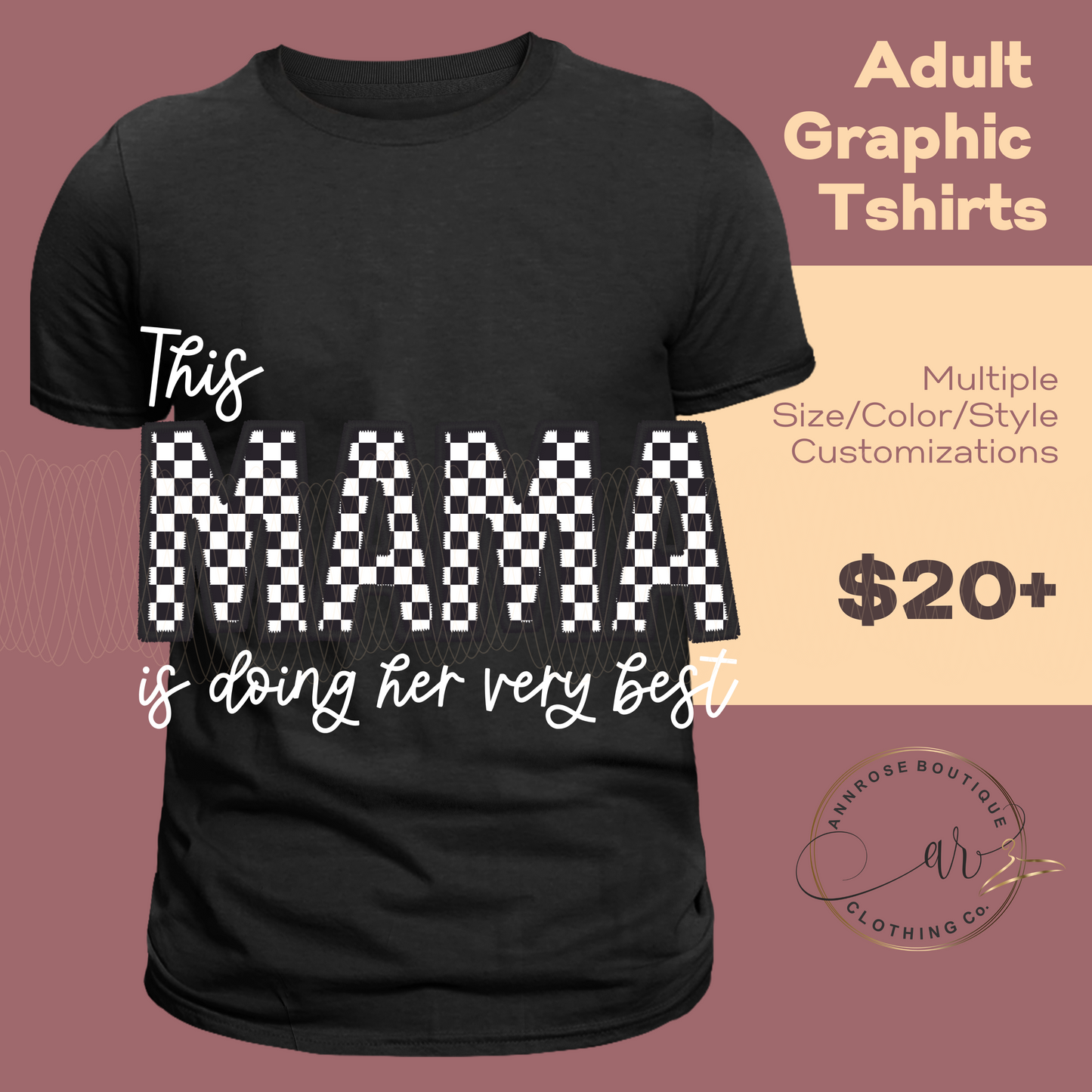 This Mama is going her very best Graphic T-Shirt