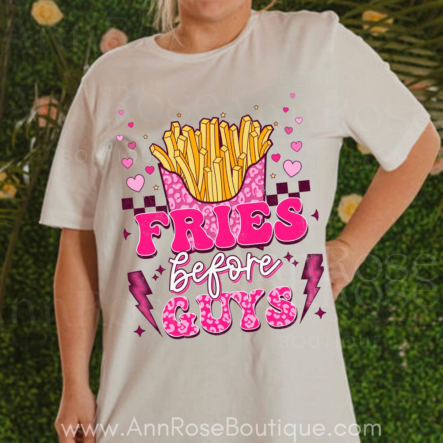 Fries before guys