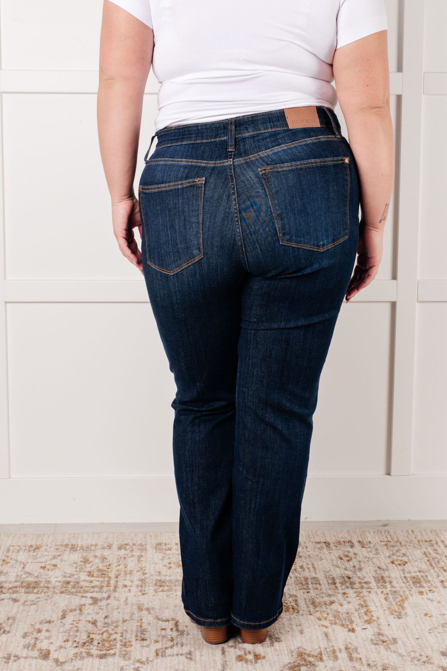 Judy Blue High Rise Classic Straight Jeans