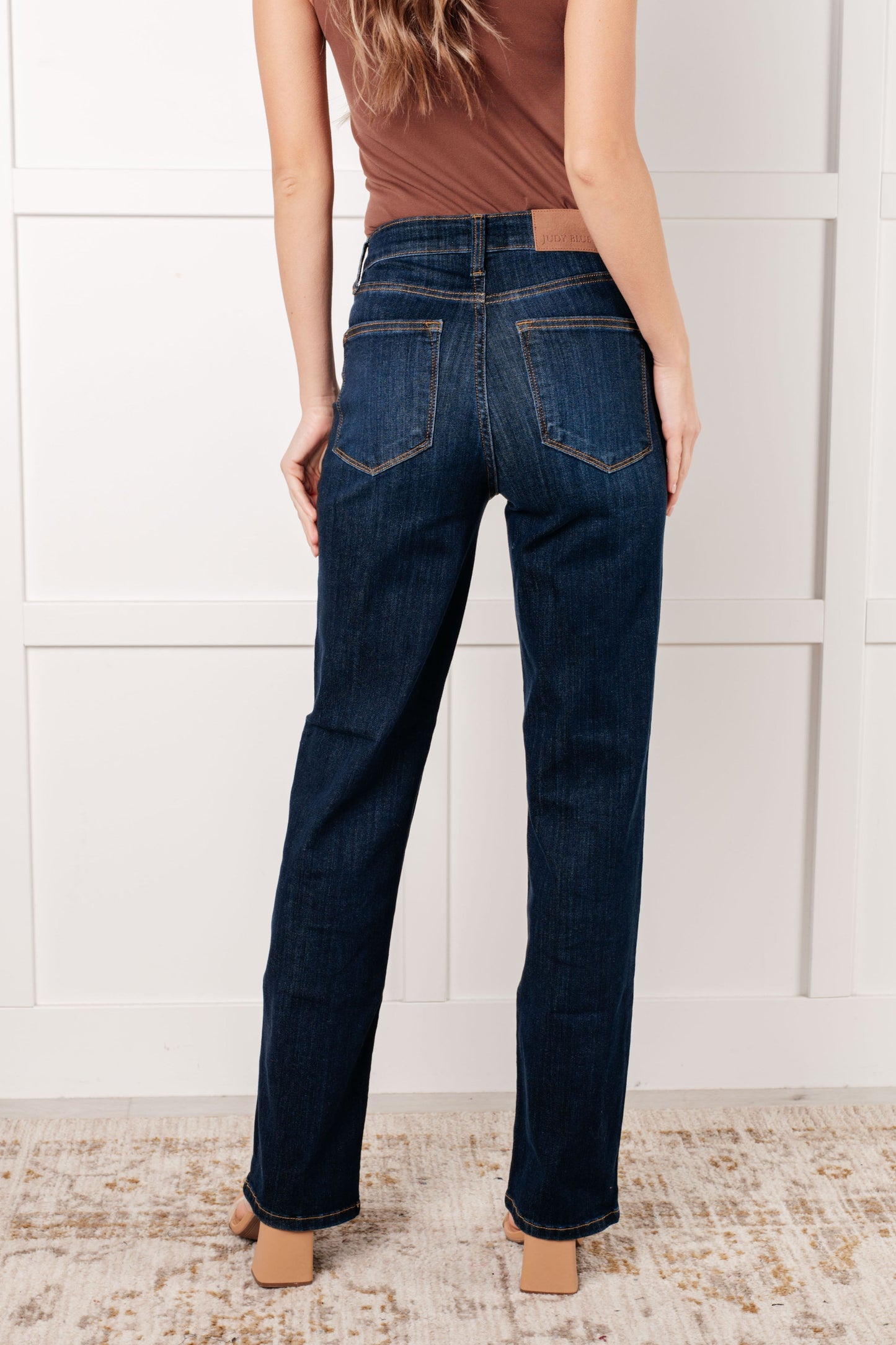 Judy Blue High Rise Classic Straight Jeans