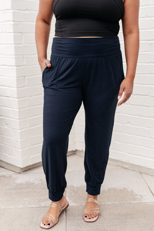 Joggers in Nocturnal Navy
