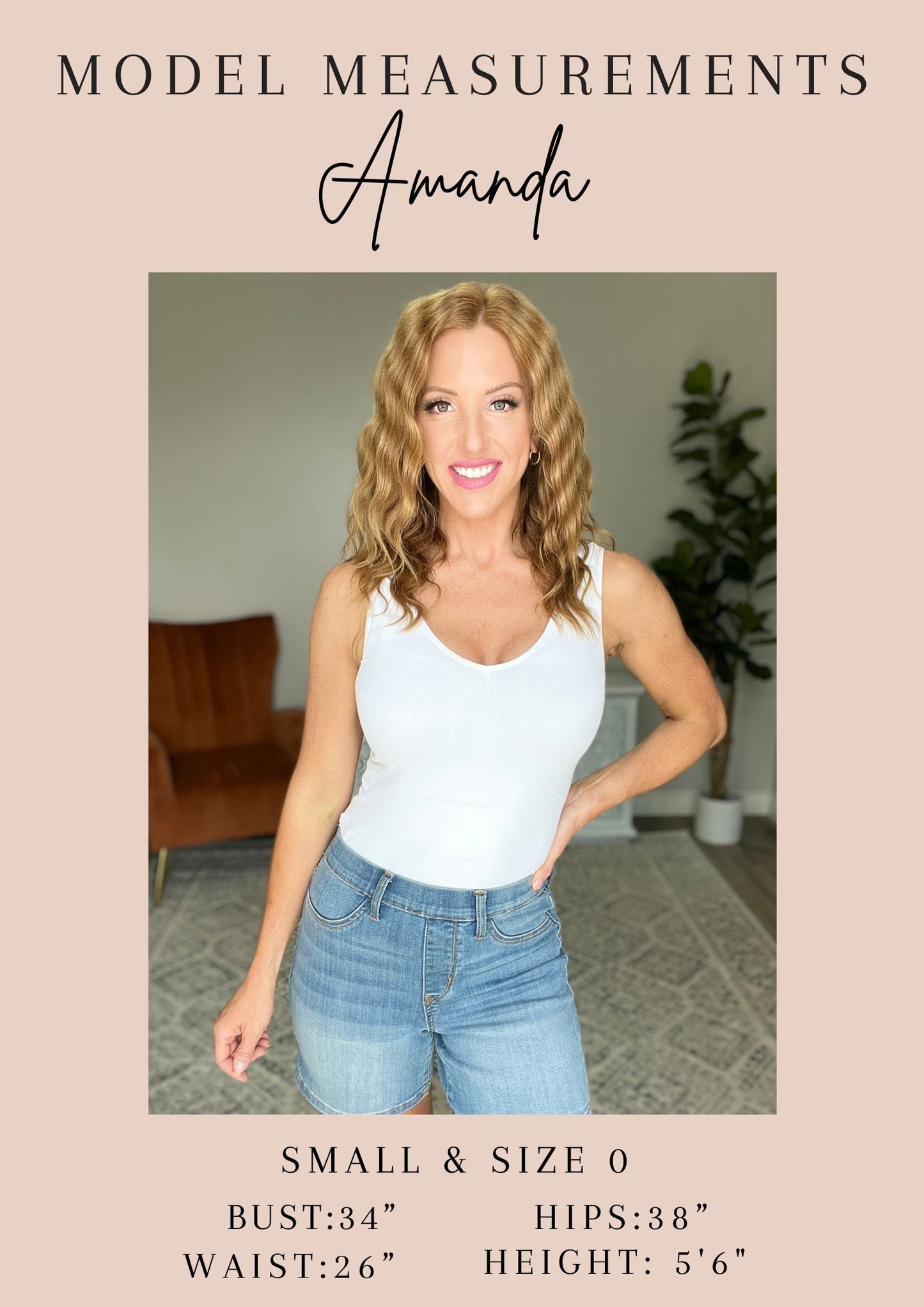 Scoop Neck Top in Light Denim