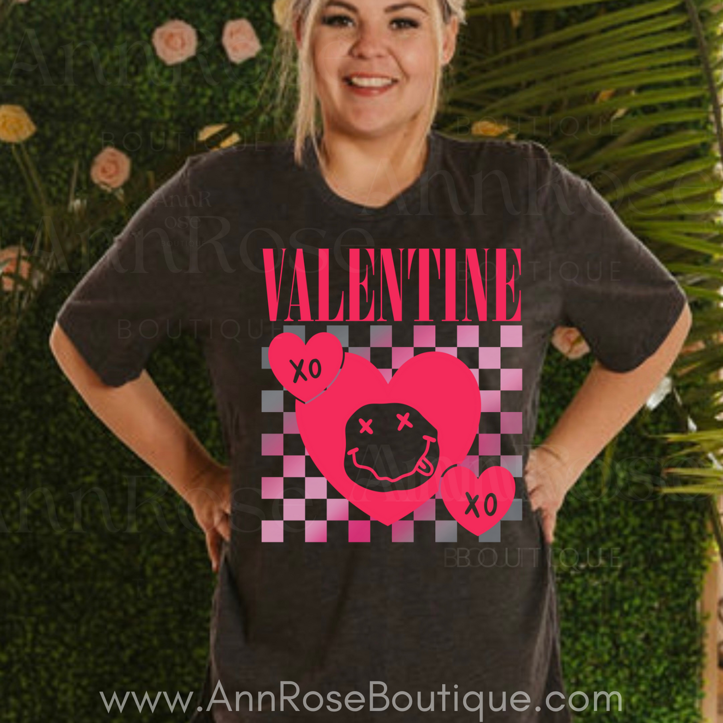 Valentine heart checkered