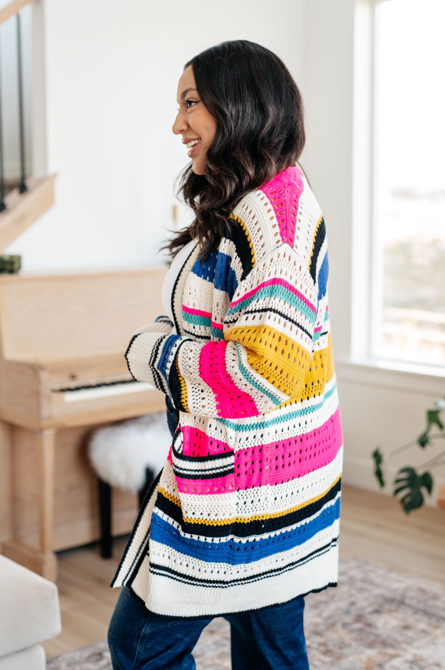 Striped Cardigan