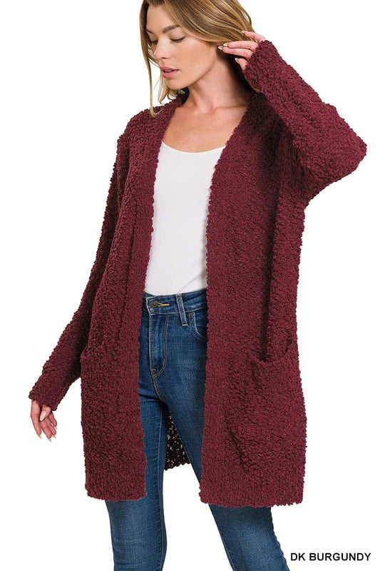 Brown PopCorn Cardigan