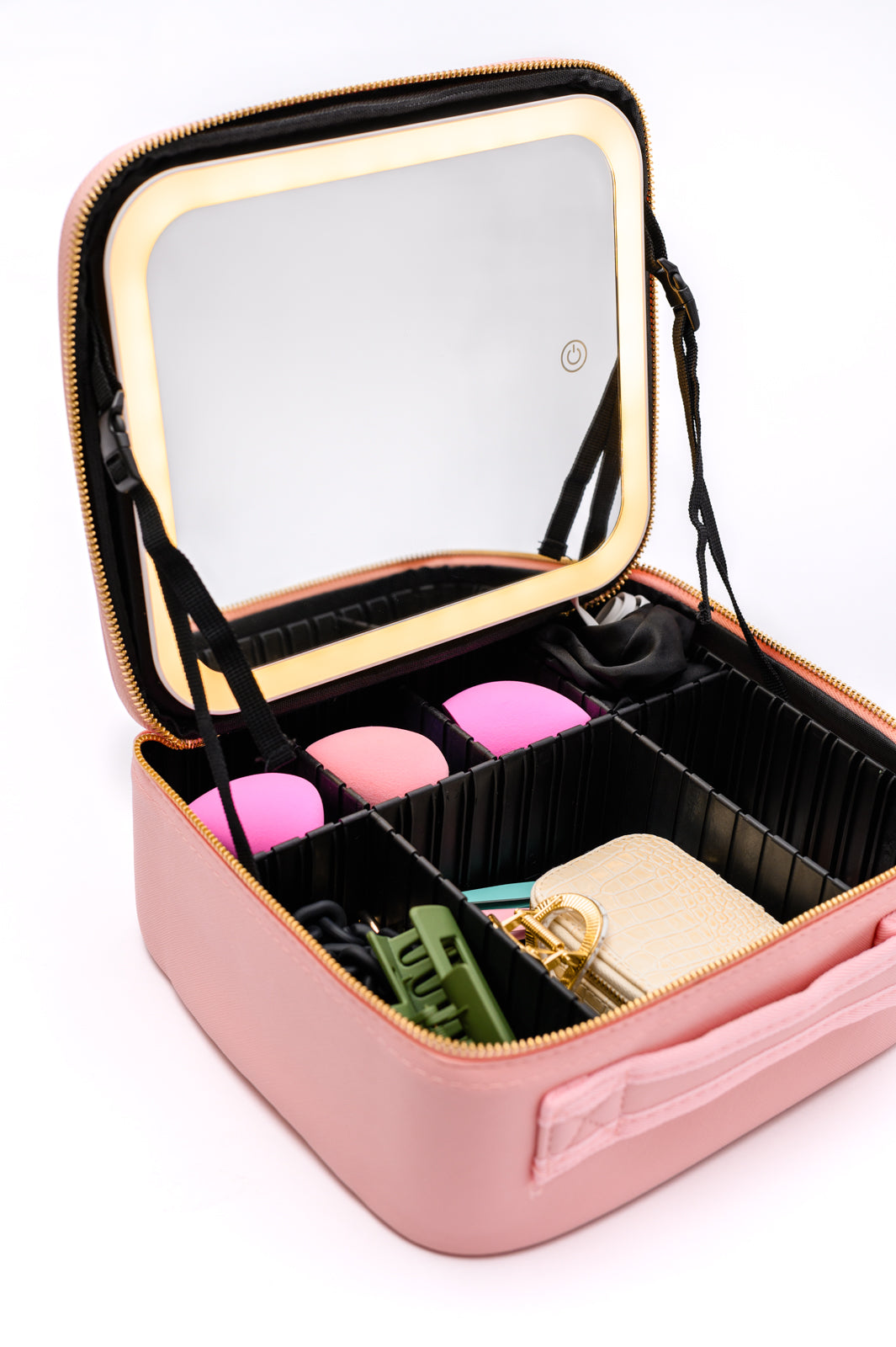 LED Makeup Case in Pink