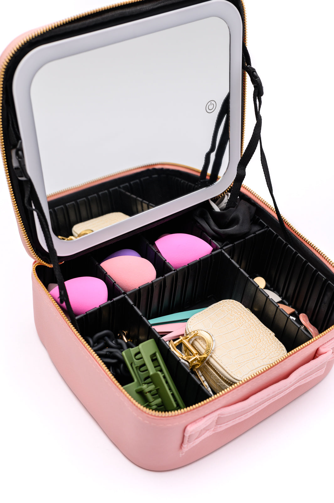 LED Makeup Case in Pink