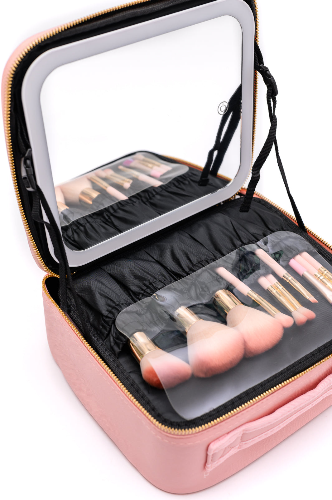 LED Makeup Case in Pink