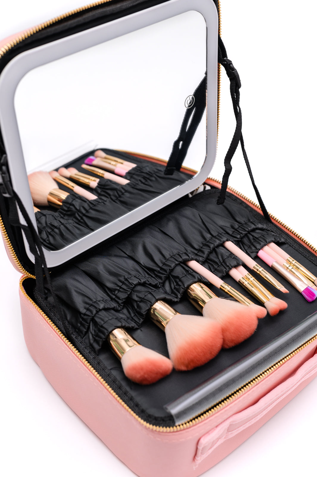 LED Makeup Case in Pink