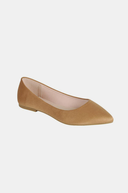 Pointy Toe Slip On Flat Loafers