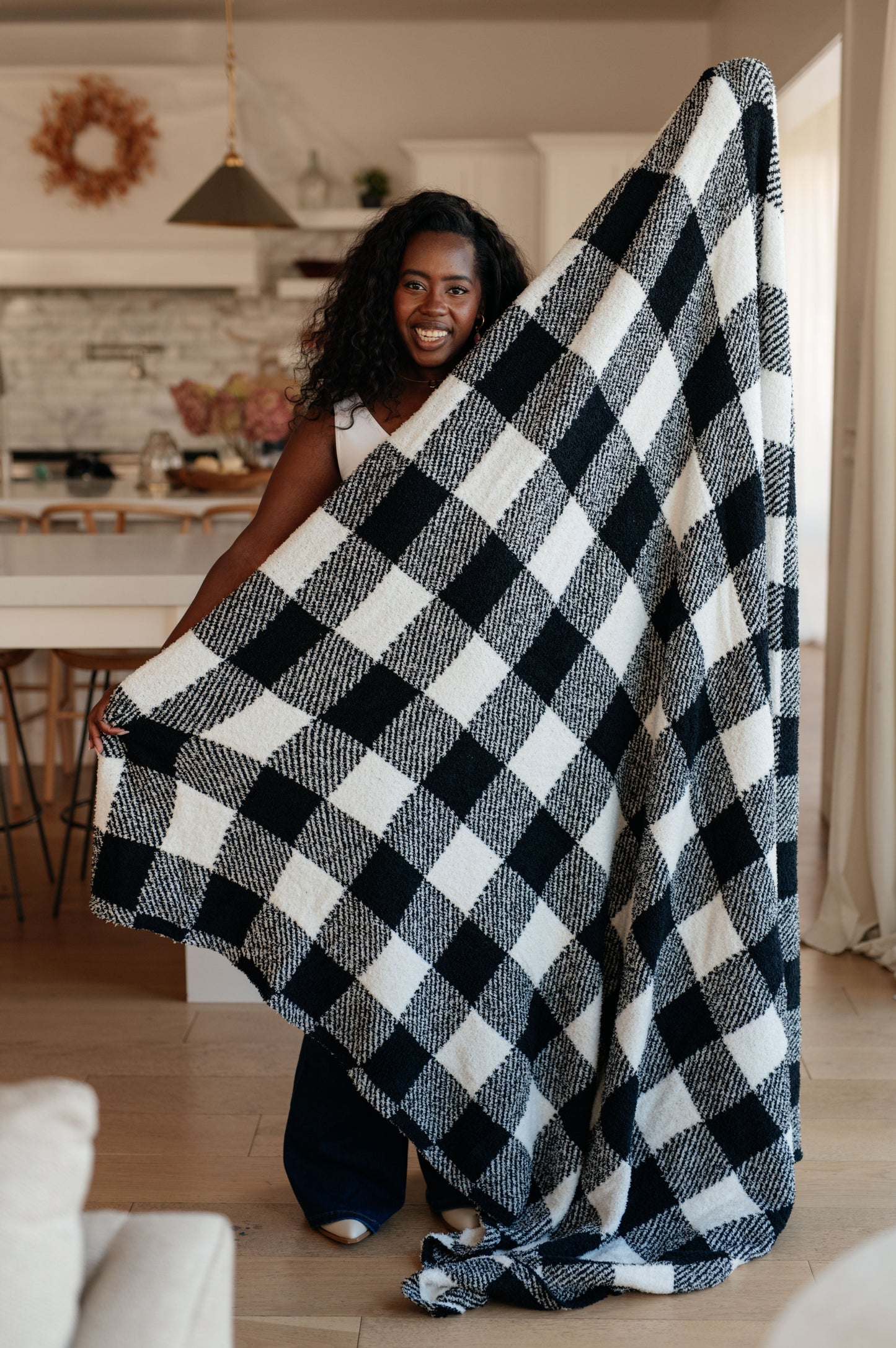 Blanket Single Cuddle Size in Plaid