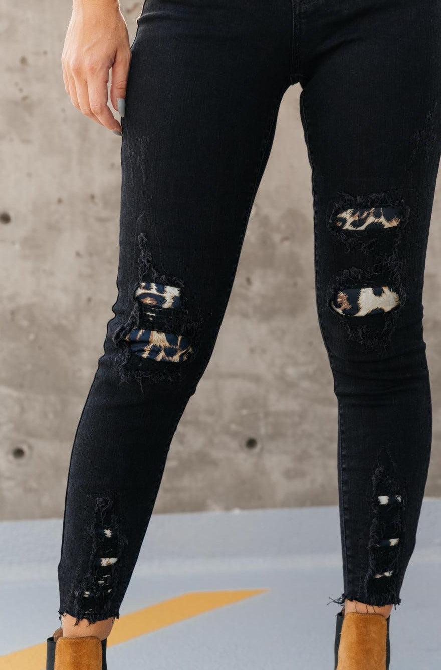 Judy Blue Distressed Skinny Jeans* - AnnRose Boutique