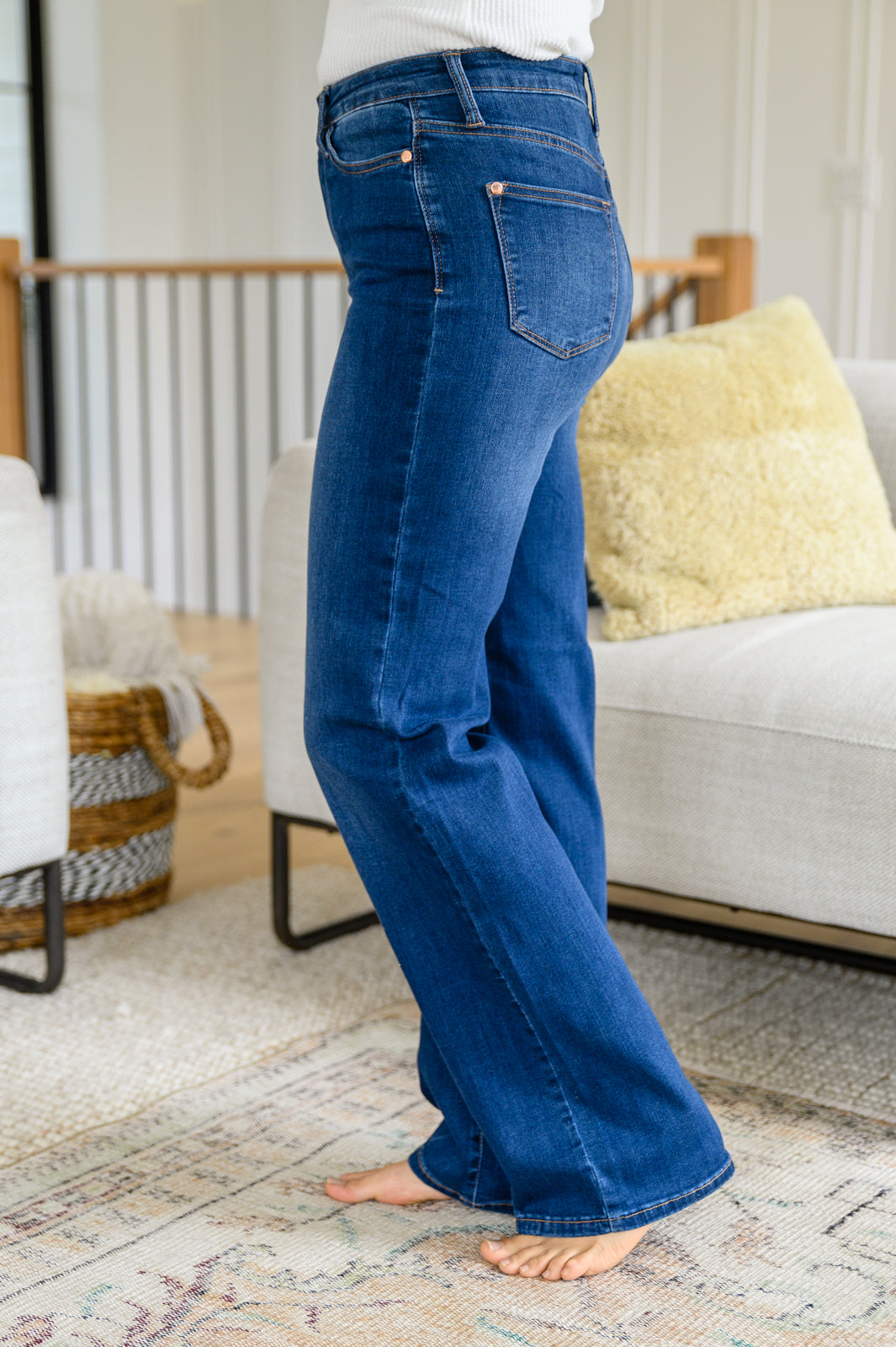 Judy Blue Wide Leg Trouser Jeans