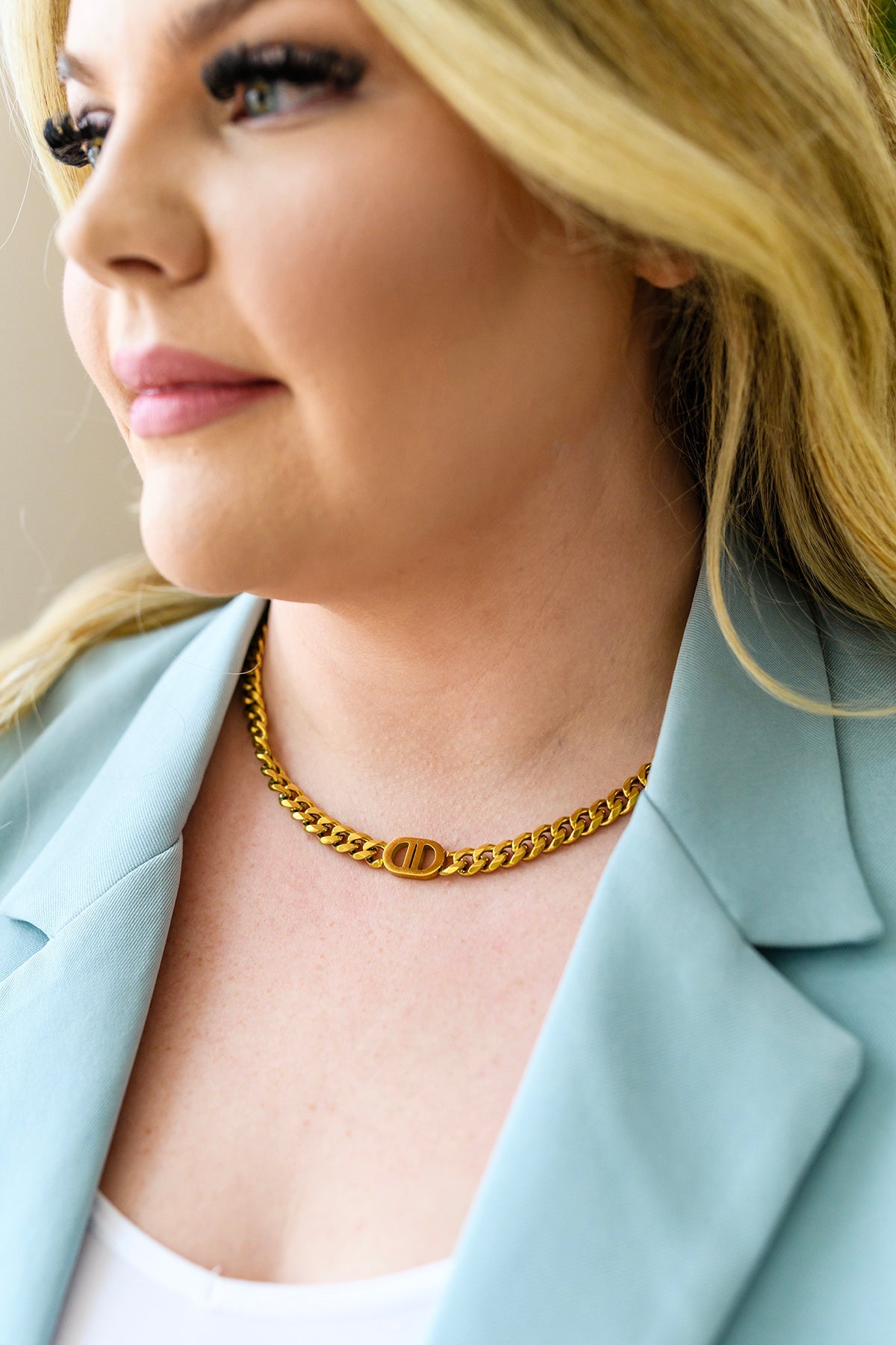 Decadent Darling Link Chain Choker - AnnRose Boutique