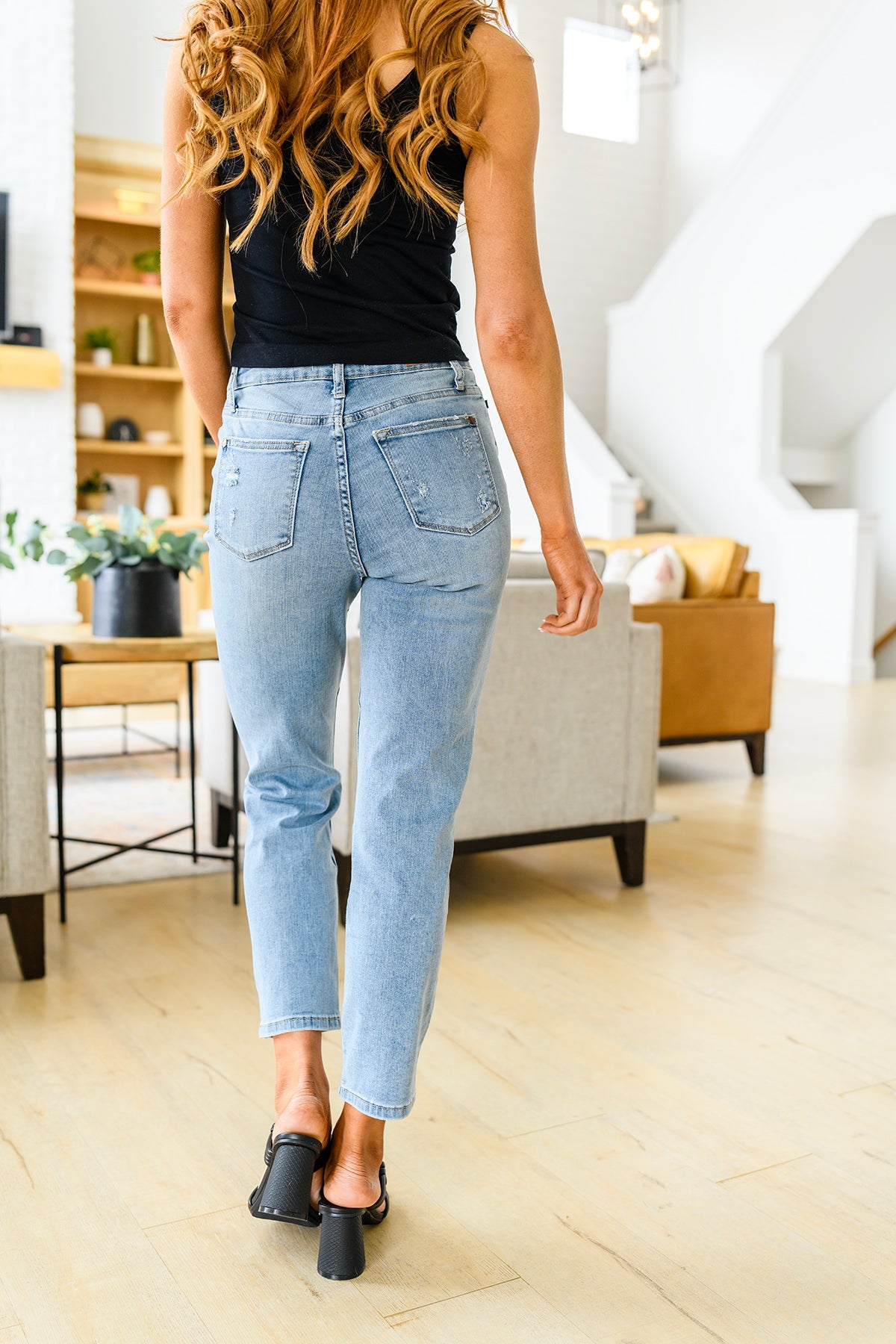 Judy Blue High Waist Destroyed Boyfriend Jeans* - AnnRose Boutique