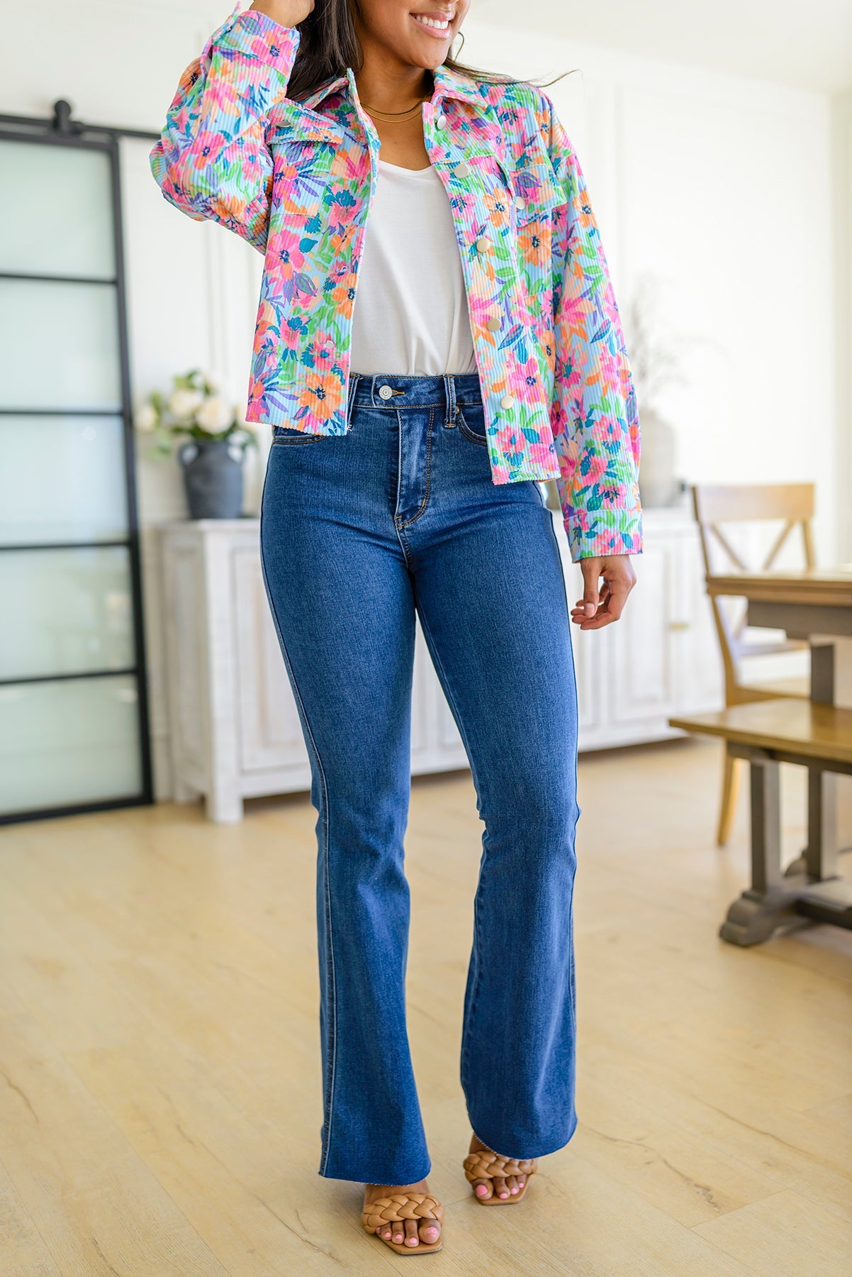 Judy Blue High Rise Tummy Control Flared Jeans* - AnnRose Boutique
