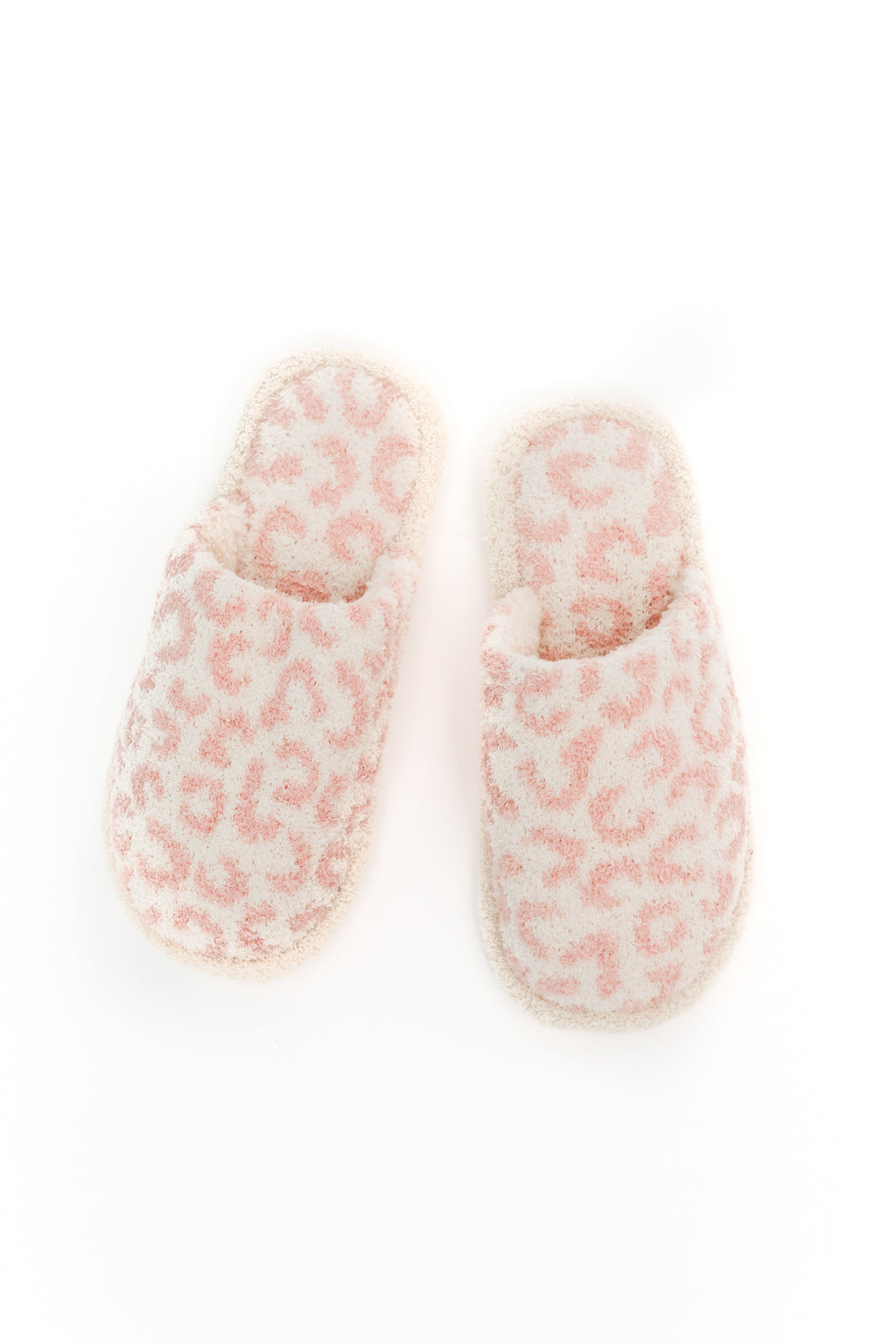 Fuzziest Feet Animal Print Slippers In Pink - AnnRose Boutique