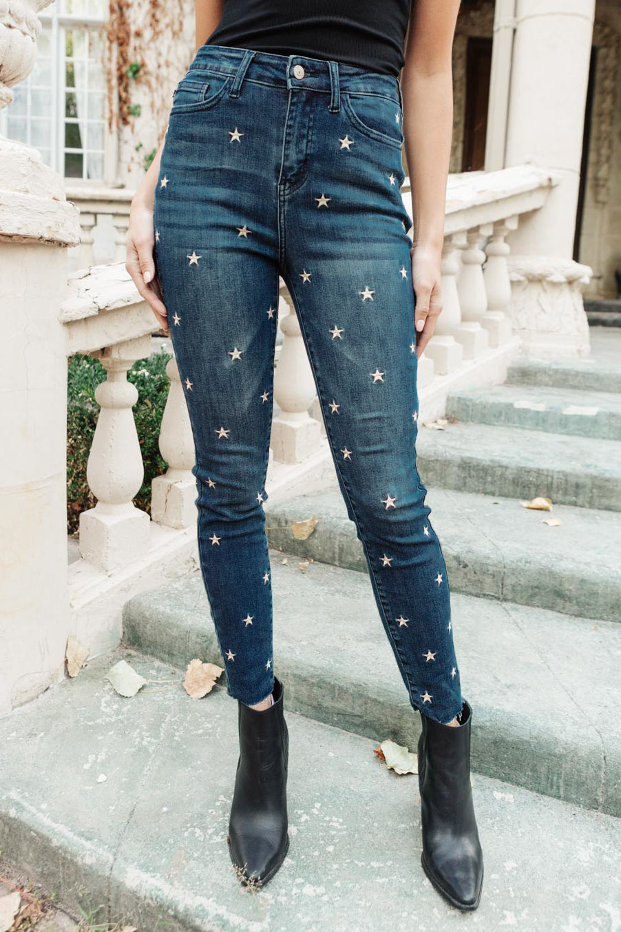 Judy Blue High Rise Starlight Skinnies* - AnnRose Boutique