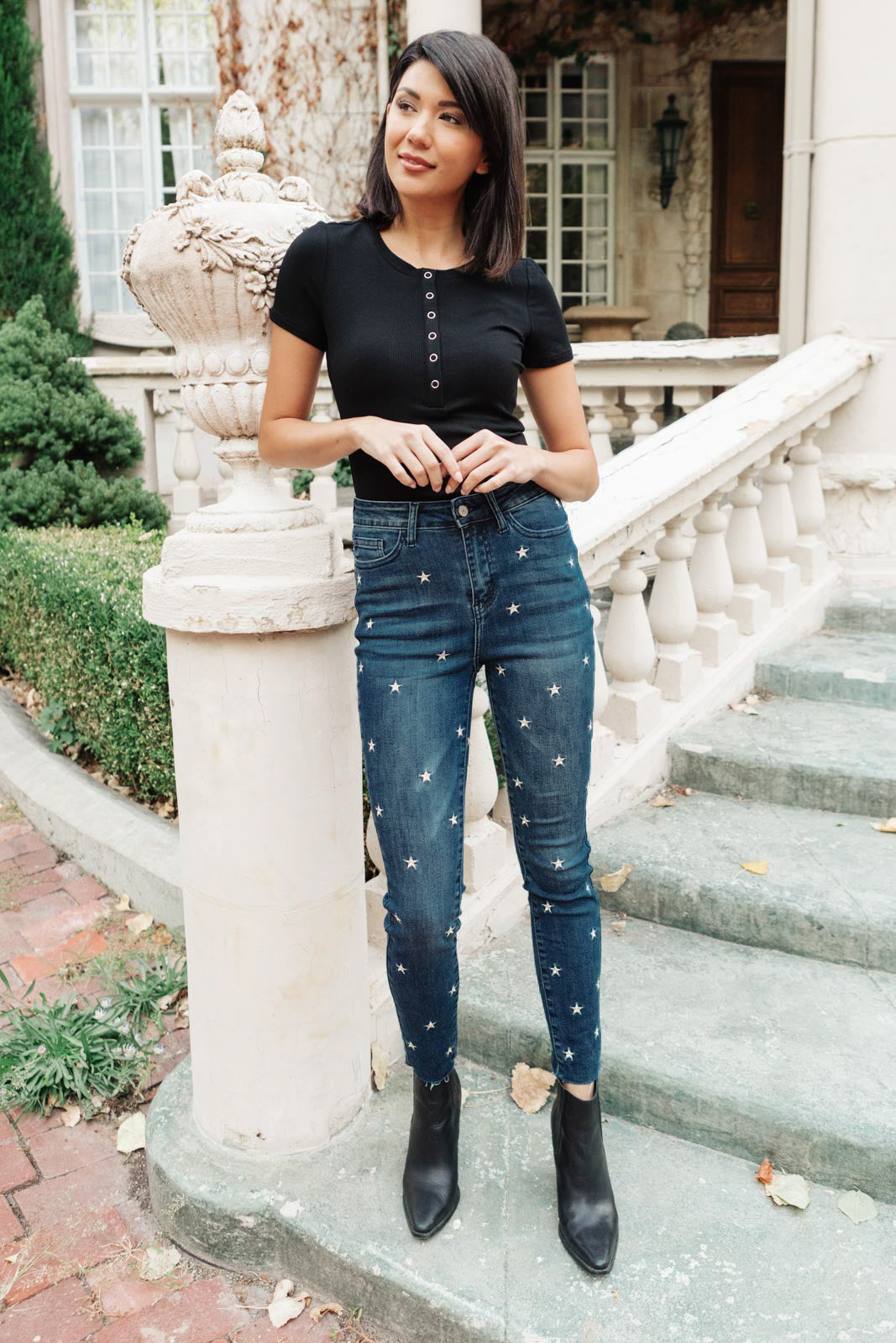 Judy Blue High Rise Starlight Skinnies* - AnnRose Boutique