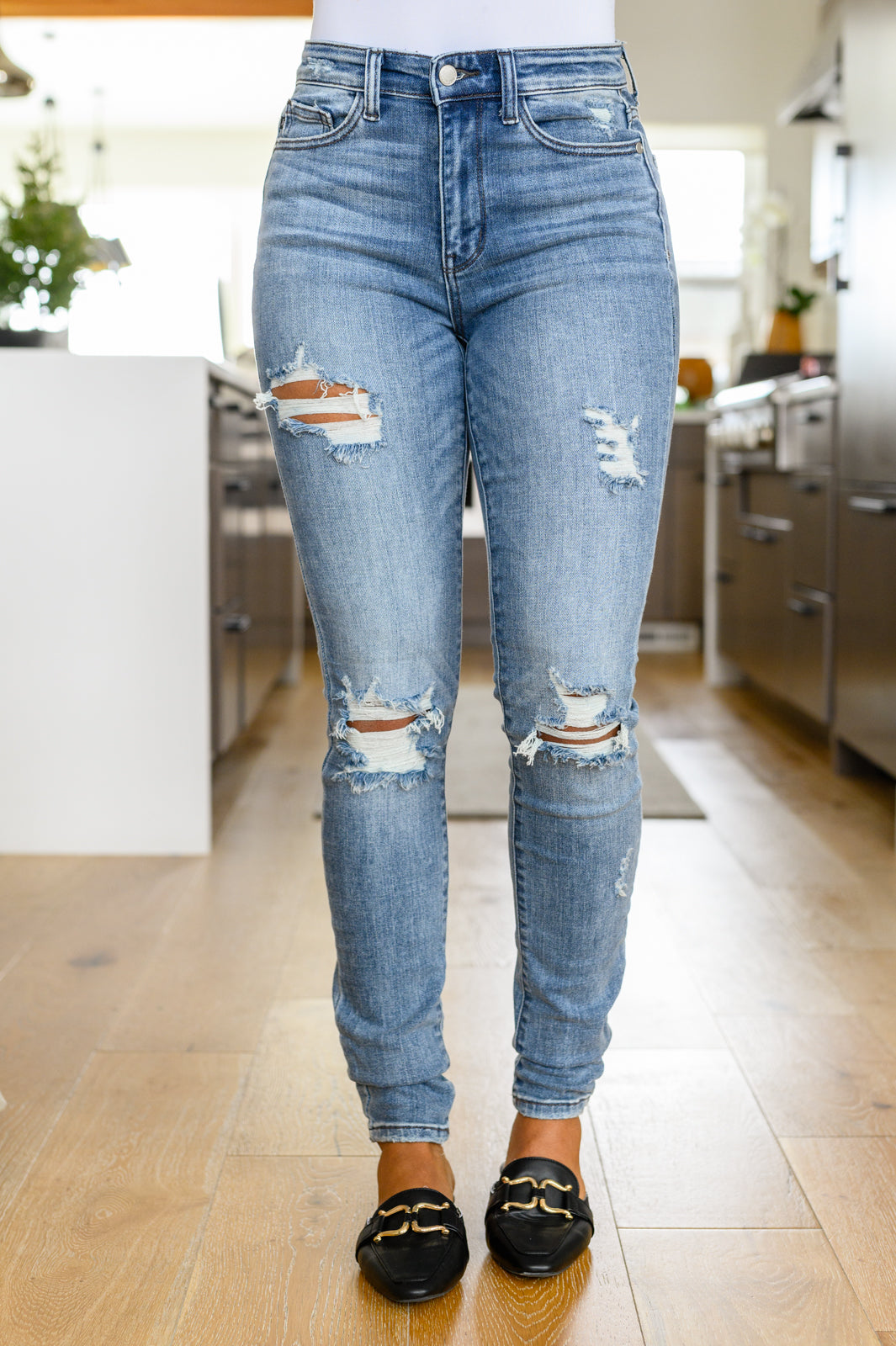 Judy Blue Skinny Destroyed Jeans* - AnnRose Boutique