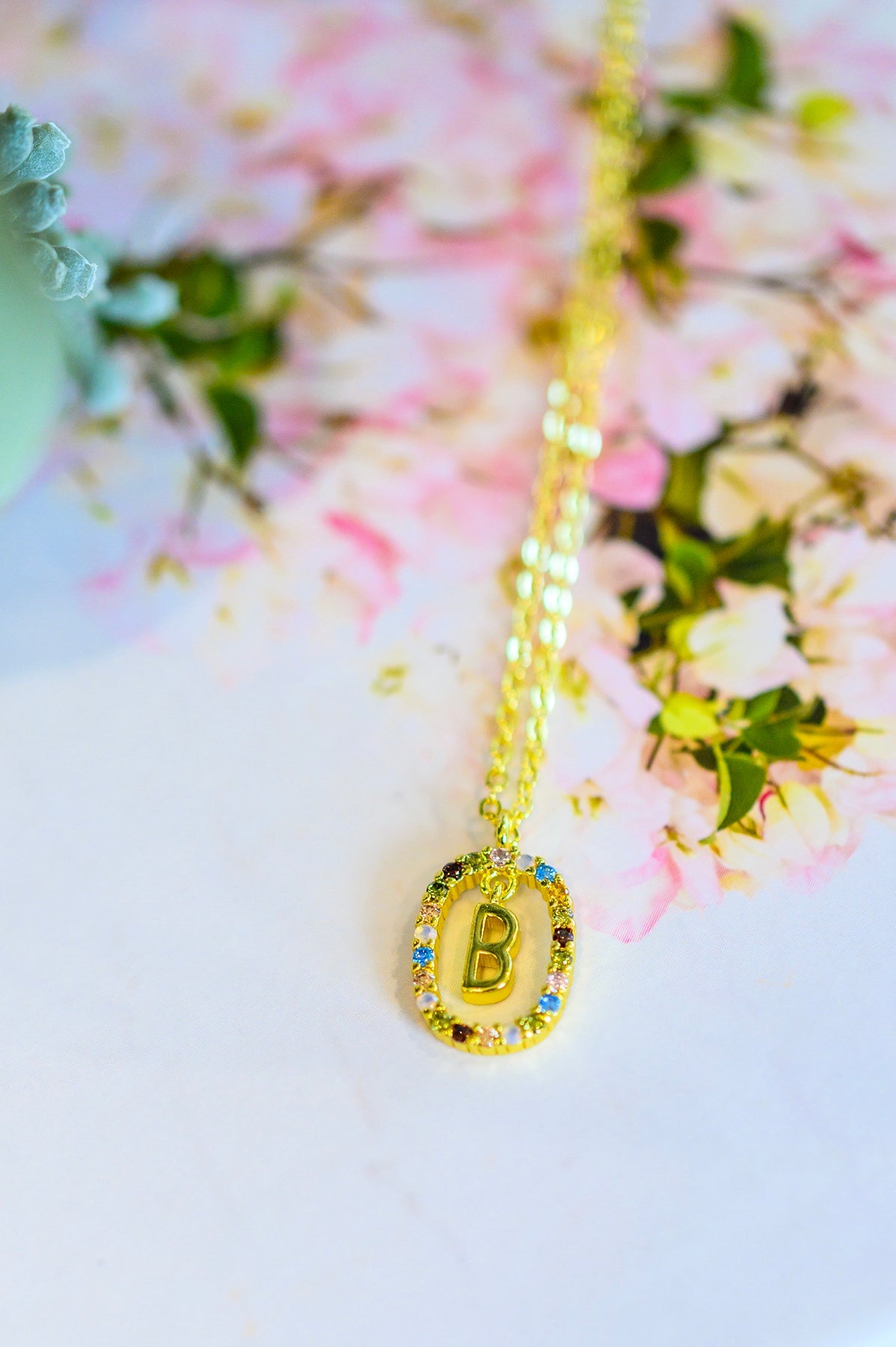 Dipped Initial Necklace