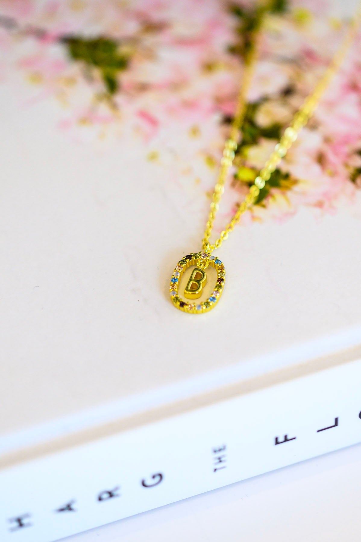 Dipped Initial Necklace