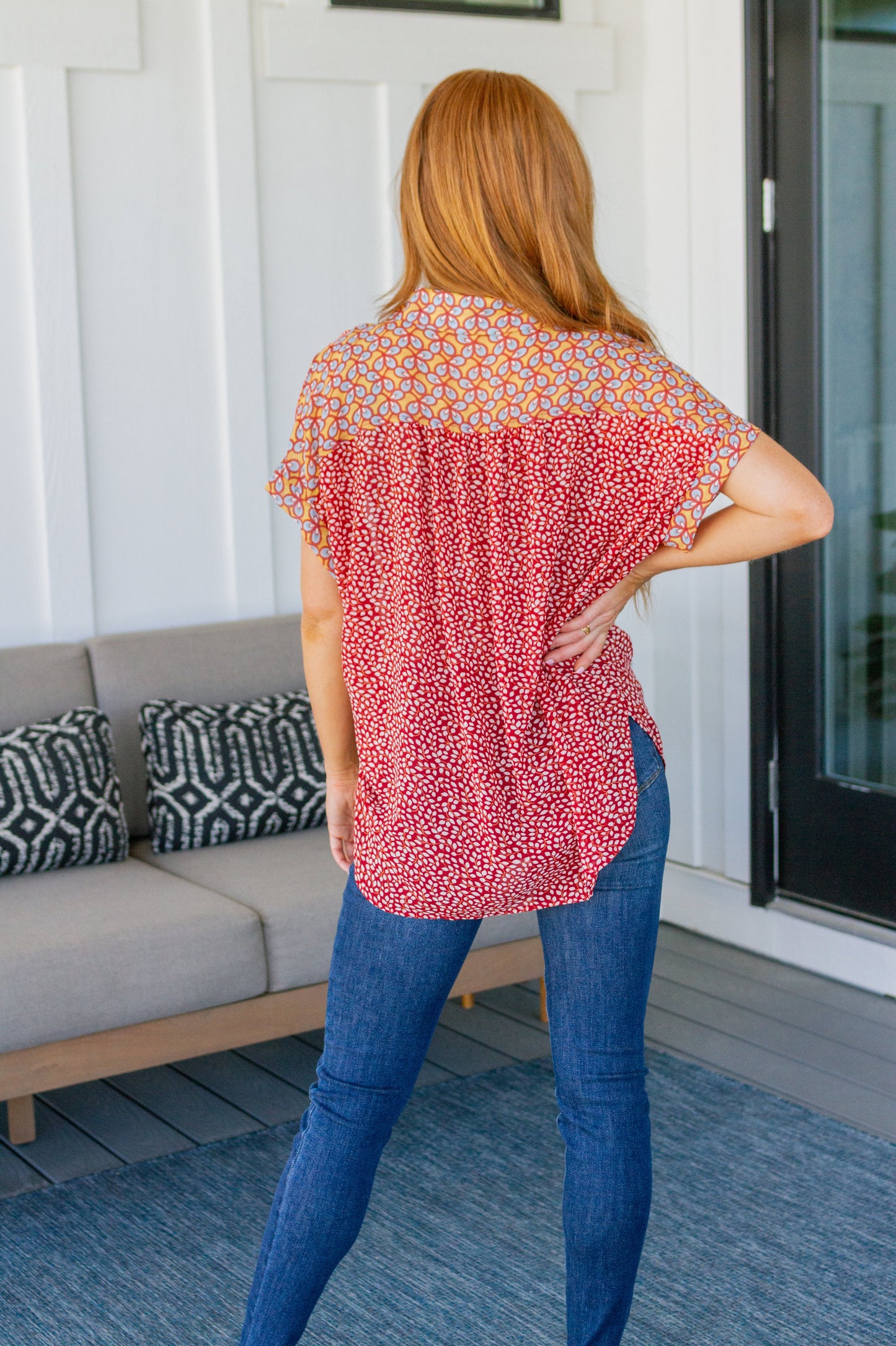 Statement Button Down - AnnRose Boutique