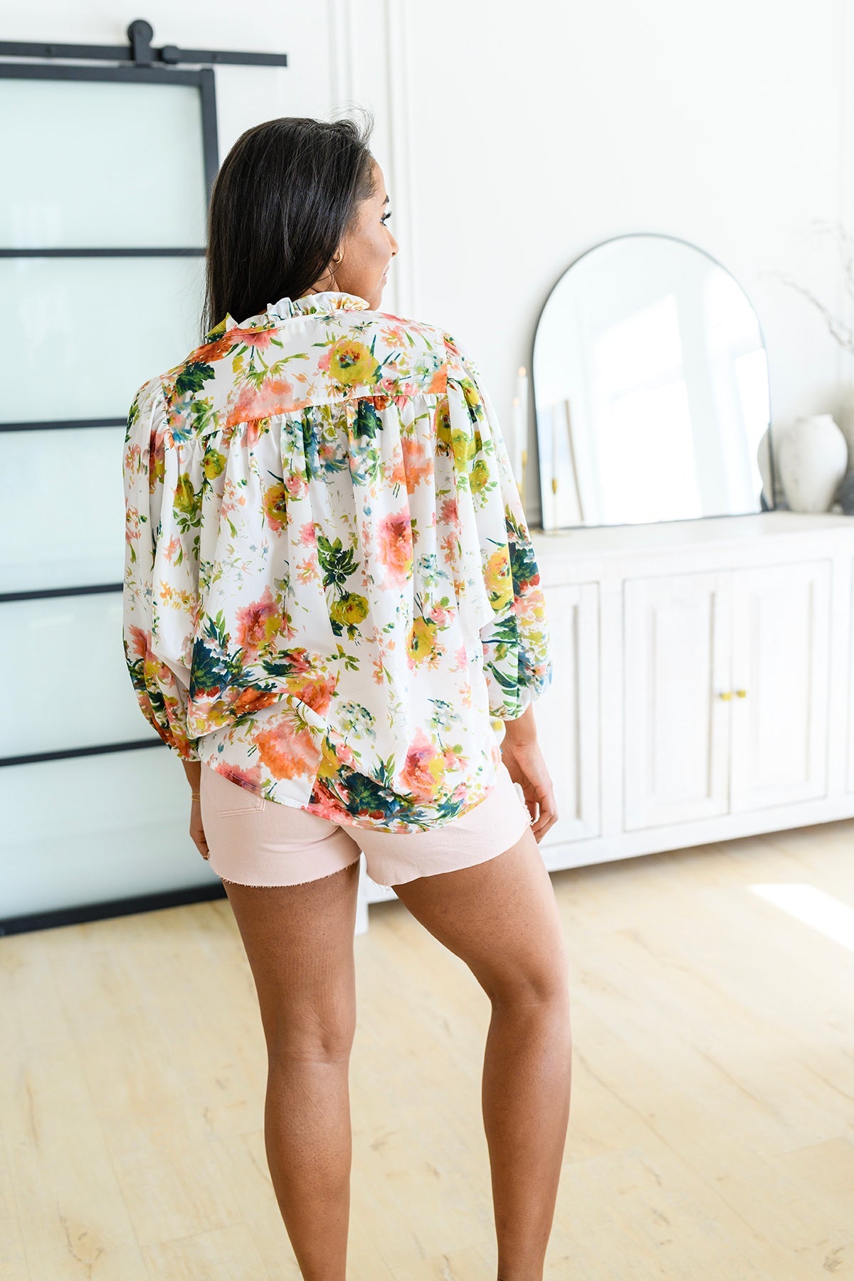 Spring Haiku Floral Blouse - AnnRose Boutique