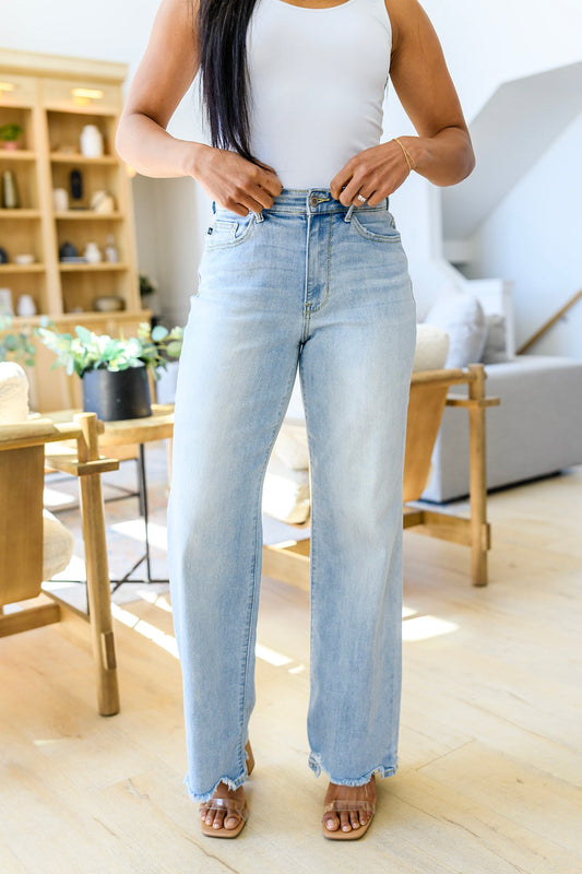Judy Blue High Rise Straight Jeans - AnnRose Boutique