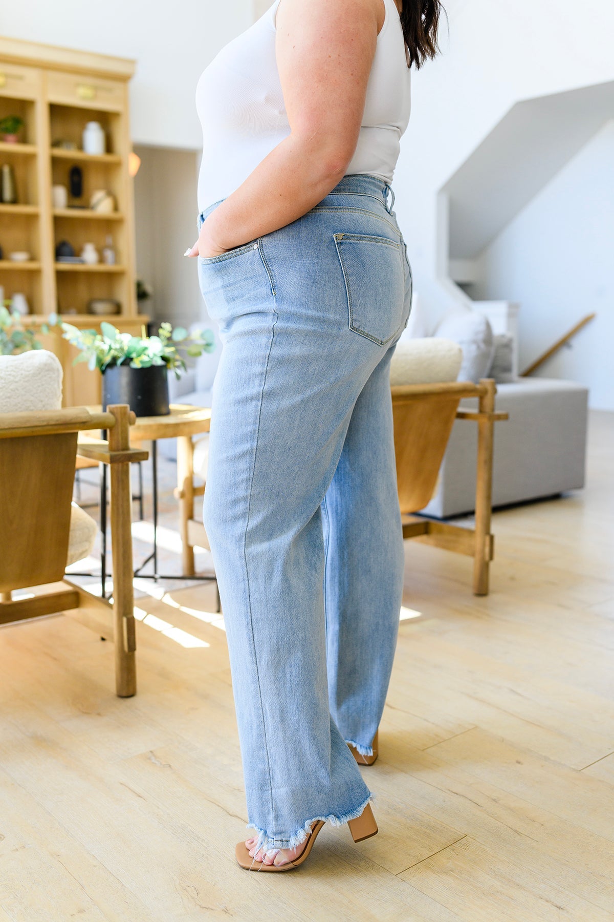 Judy Blue High Rise Straight Jeans - AnnRose Boutique