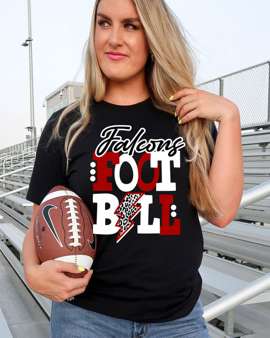 Falcons Football with Bolt - AnnRose Boutique