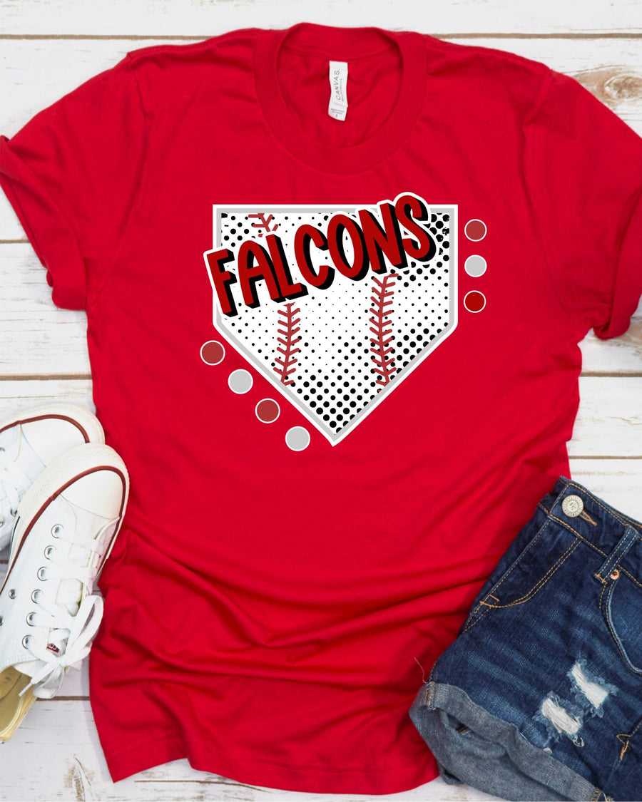 Falcons Home Plate - AnnRose Boutique