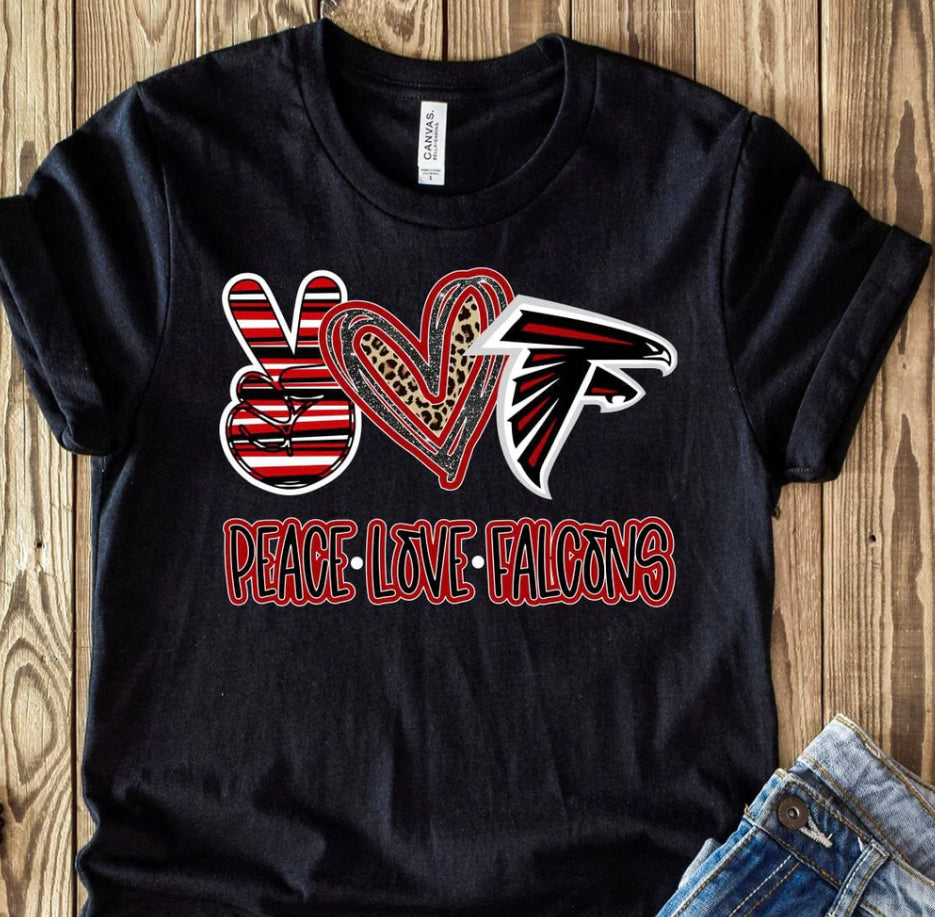 Falcons Peace Love - AnnRose Boutique