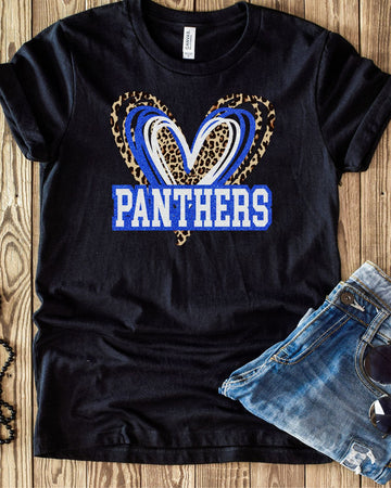 Panthers Tripple Heart - AnnRose Boutique