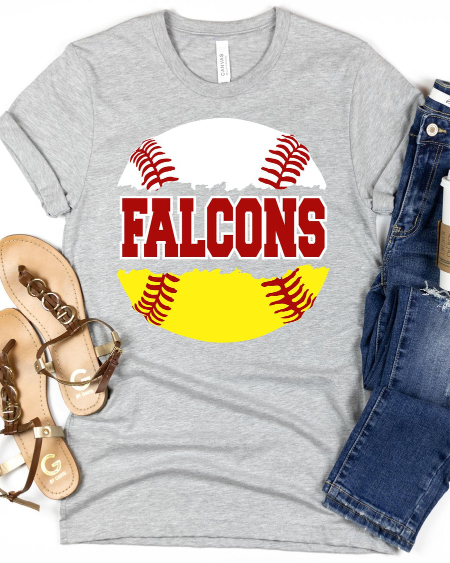 Falcons Softball Baseball Split - AnnRose Boutique